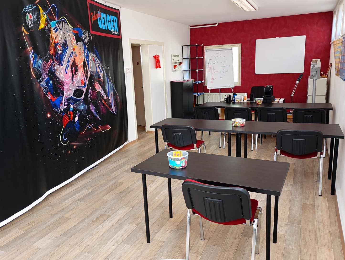 Unterrichtsraum der Fahrschule Geiger in Deißlingen